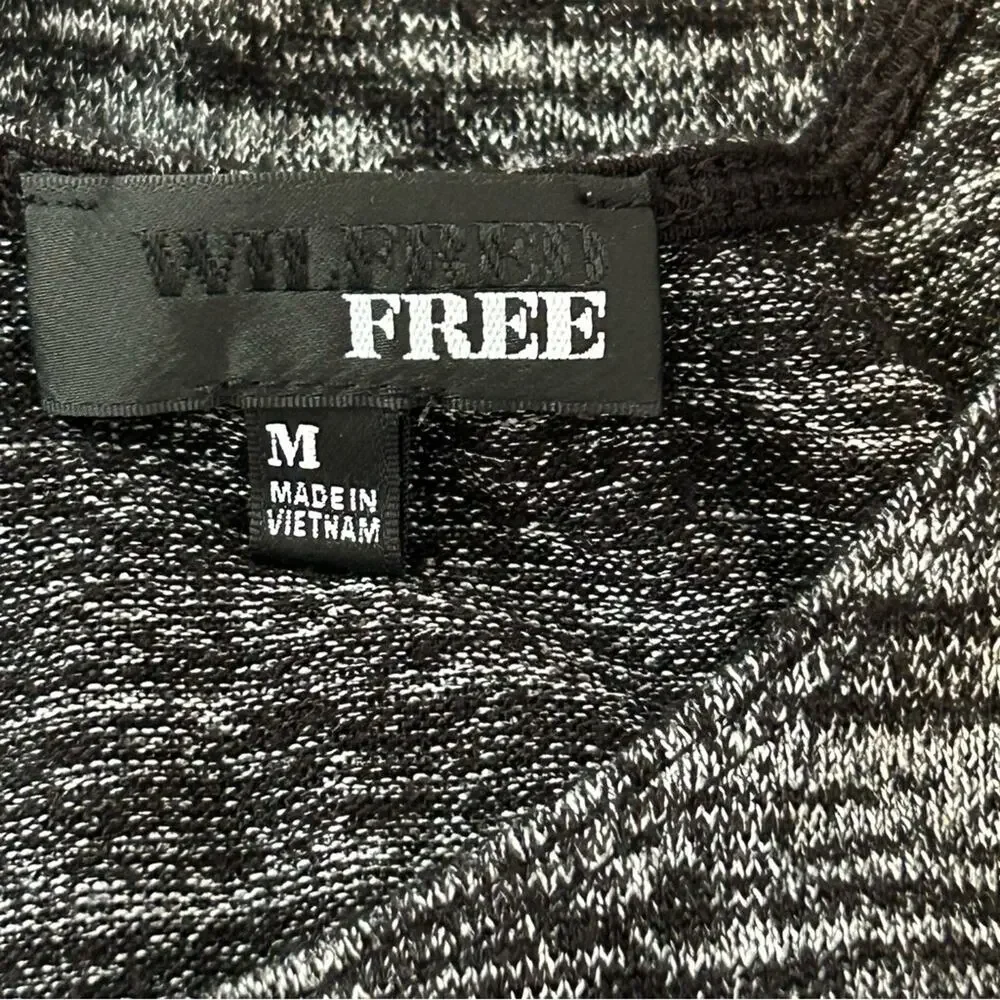 Wilfred Free Aritzia Eveline Racerback Bodycon Grey Tank Dress Medium